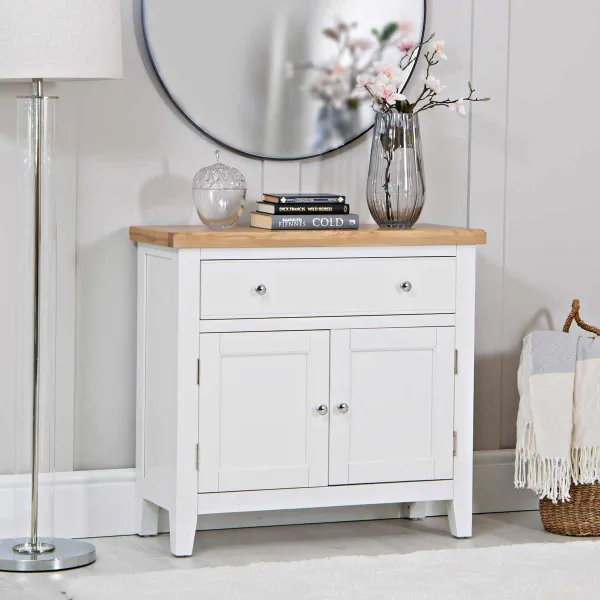 K Living Lina Small Sideboard White