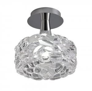 Ceiling 1 Light E27 Large, Polished Chrome