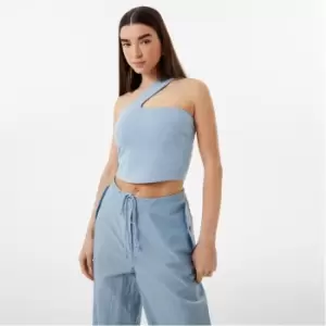 Jack Wills Tech One Shoulder Top - Blue