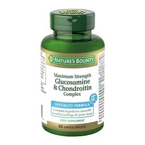 Natureamp39s Bounty Maximum Strength Glucosamine and Chondroitin Complex 60 Coated Caplets