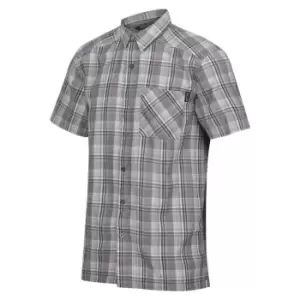 Regatta Mindano VII Short Sleeve Shirt - StormGreyChk