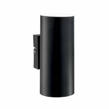 Hot 2 Light Up & Down Wall Light Black, GU10