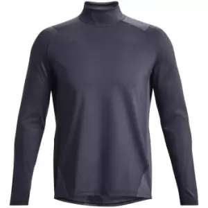 Under Armour CoolGear Rush Mock Base Layer Top Mens - Purple