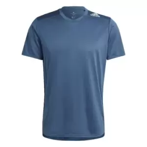 adidas Designed 4 Running T-Shirt Mens - Blue