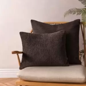 Paoletti Nellim Polyester Filled Cushion Espresso