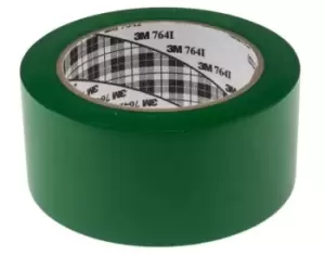 3M Scotch 764 Green Vinyl 3 Lane Marking Tape, 0.1m Thickness