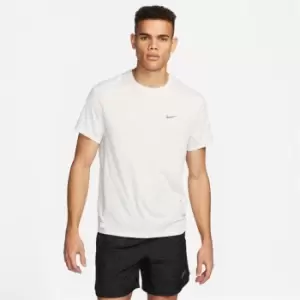 Nike Dri-FIT Run Division Rise 365 Mens Short-Sleeve Running Top - Beige