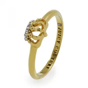 Ladies Juicy Couture PVD Gold plated Size L.5 Ring