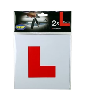 L Plates - Magnetic - Pair- KENT- L1000A