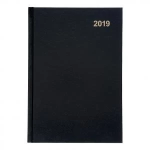 Office 2019 Diary Day to A Page A5 Black 941149