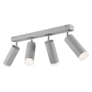 Felix Adjustable Spotlight Bar Silver, 4x E27