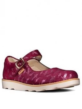 Clarks X Frozen Crown Frost Shoe - Magenta, Plum, Size 2 Older