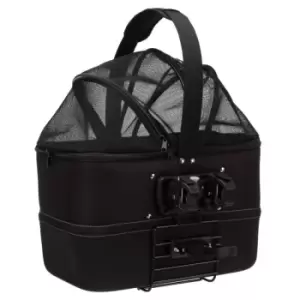 Front Bicycle Basket for Pets 41x47x29cm Black - Trixie