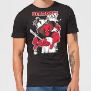 Marvel Deadpool Max Mens T-Shirt - Black - M