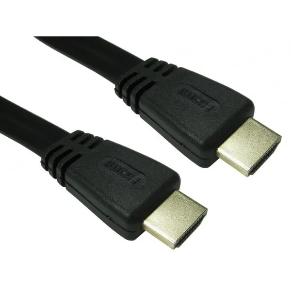 Cables Direct 15m Flat HDMI 1.4 High Speed with Ethernet Cable