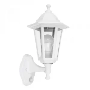 Mayfair IP44 Outdoor Lantern with PIR Sensor in White