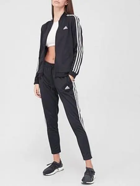 adidas Back 2 Basics 3-Stripes Tracksuit Womens - Size 2XS