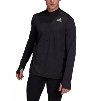 adidas OTR Half Zip Top Mens - Black