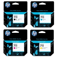 HP 711 Black & Tri Colour Ink Cartridge