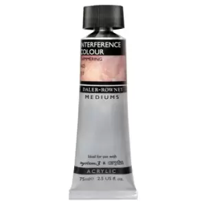 Daler Rowney Shimmering Colours Red Tube 75ml