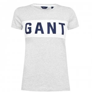 Gant Summer Logo T-Shirt - Grey 094