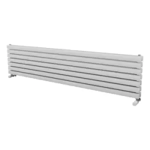 Ximax Champion Duplex Satin White Horizontal Designer Radiator, (W)1800mm X (H)410mm