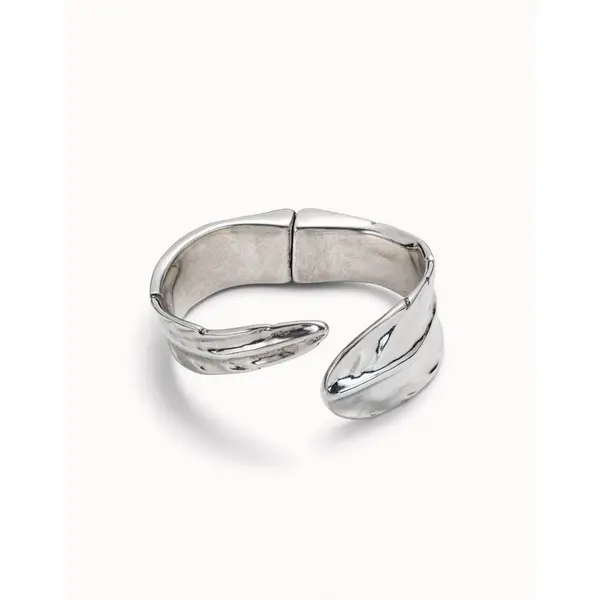 UNOde50 Feather Silver Metal Bracelet