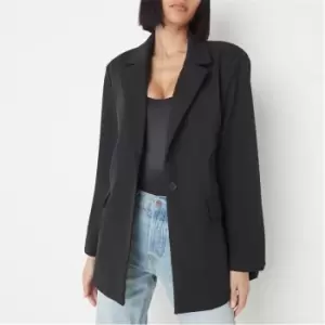 Missguided Oversized Tailored Blazer - Black