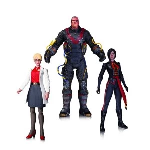 Electrocutioner Lady Shiva Harleen Quinzell DC Comics 3 Pack Action Figure