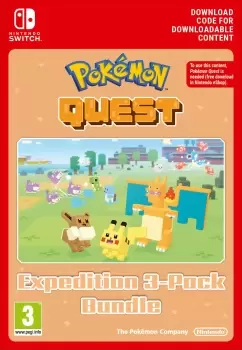 Pokemon Quest Expedition 3 Pack Bundle Nintendo Switch Game