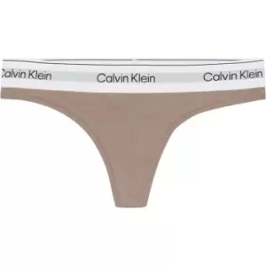 Calvin Klein Modern Cotton Thong - Brown