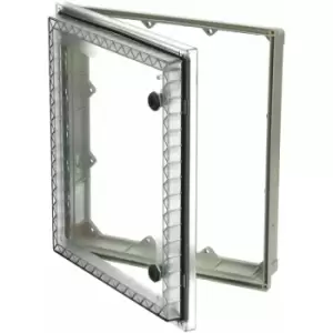 Fibox - 4901824 pw 34x30x09cm t pw Inspection Protection window, DB3 lock