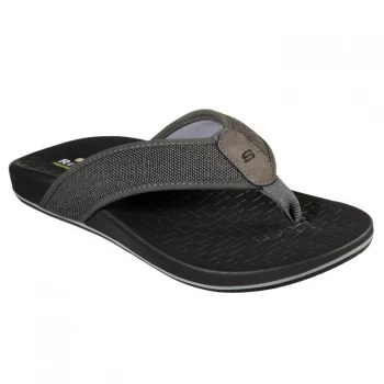 Skechers Pele-Belag Mens Flip Flops - Grey