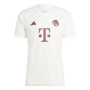 adidas Bayern Munich Third Shirt 2023 2024 Adults - White