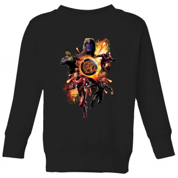 Avengers: Endgame Explosion Team Kids Sweatshirt - Black - 7-8 Years