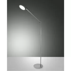 Fabas Luce Regina LED Integrated Floor Lamp Aluminum Glass