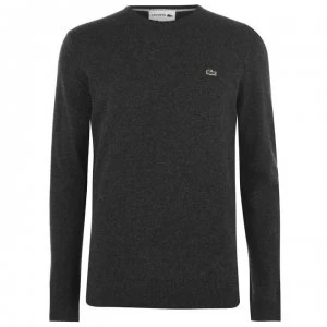 Lacoste Crew Knit Sweater - Grey 1DR