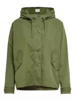 ONLY Short Parka Women Green