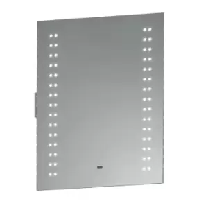 Bathroom Wall Light IP44 - Mirrored Glass & Matt Silver Paint - 60 x 0.16W