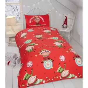 Rapport Home Furnishings Rapport Home Naughty Elves Duvet Sets Multi Single