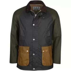 Barbour Beacon Wax Patch Bedale Jacket - Blue