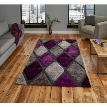 Noble House 9247 Grey Purple 120cm x 170cm Rectangle - Grey and Purple