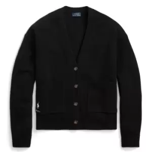 Polo Ralph Lauren Polo Wool-Blend Cardigan Sweater - Black