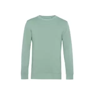 B&C Mens Organic Crew Neck Sweat (M) (Sage)