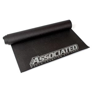 Team Associated Pit Mat 2018 24" X 48" Silver Logo