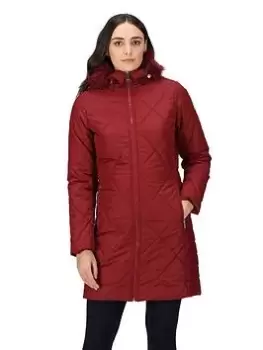 Regatta Fritha Quilted Jacket II - Red, Size 8, Women