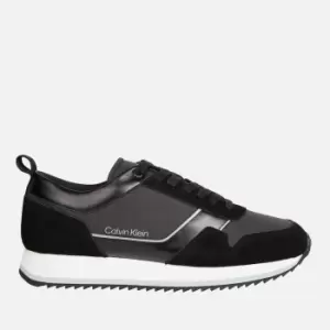 Calvin Klein Mens Leather and Shell Running-Style Trainers - UK 11