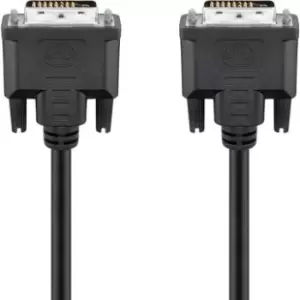 Goobay Dual Link DVI-D Full HD Cable - 3m - Nickel Plated - Black