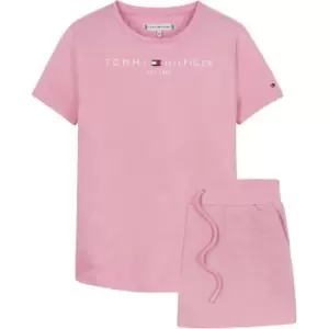 Tommy Hilfiger Essential Tee Short Set - Pink