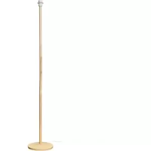 Natural Light Wood Floor Lamp Base